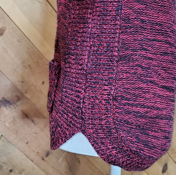 Maurices Knit Sweater with Front Pockets Red - Picture 9 of 12